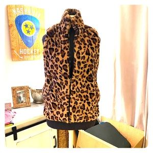 Leopard Print Vest
